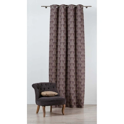 Hnědý závěs 130x260 cm Zatapa – Mendola Fabrics