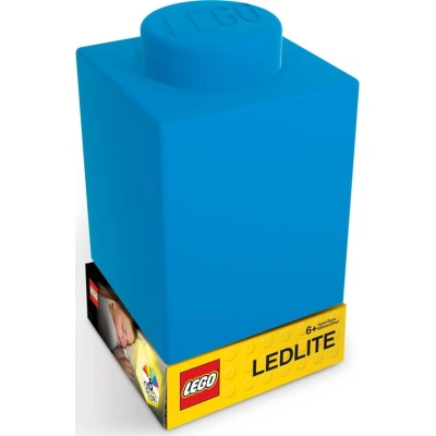 Modré silikonové noční světýlko LEGO® Classic Brick