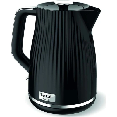 Černá rychlovarná konvice 1,7 l Loft KO250830 – Tefal