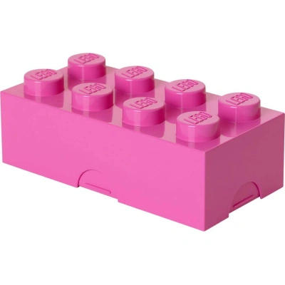 Růžový svačinový box LEGO®