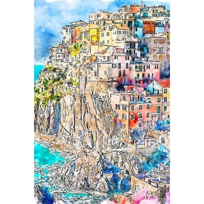 Obraz 40x60 cm Manarola – Fedkolor