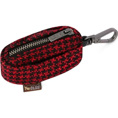 Kapsa na sáčky Houndstooth Red/Black – P.L.A.Y.