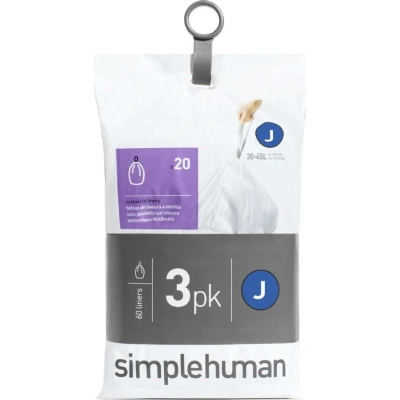 Pytle na odpadky 60 ks 45 l J - simplehuman