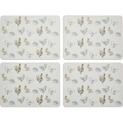 Korkové prostírání 4 ks 29x21.5 cm Country Animals - Cooksmart ®