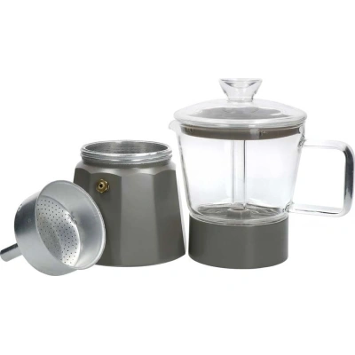 Šedá moka konvička z nerezové oceli 0.29 l La Cafetiere Verona - Kitchen Craft