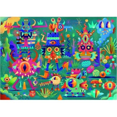 Puzzle Djeco Monster párty