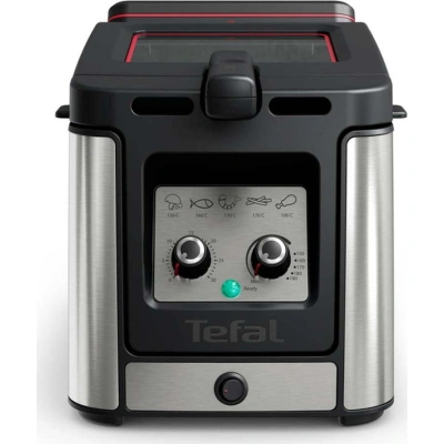 Fritéza v černo-matně stříbrné barvě Clear Duo FR600D10 – Tefal