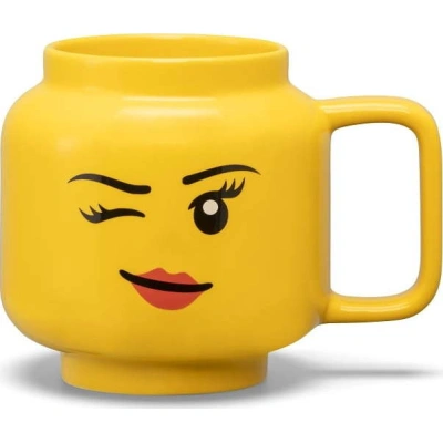 Žlutý keramický dětský hrnek 530 ml Head – LEGO®