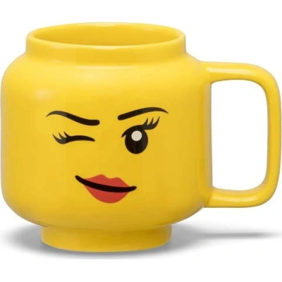 Žlutý keramický dětský hrnek 255 ml Head – LEGO®