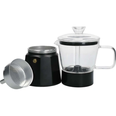 Černá moka konvička z nerezové oceli 0.29 l La Cafetiere Verona - Kitchen Craft