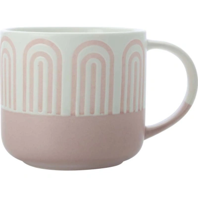 Růžový porcelánový hrnek 400 ml Arches – Maxwell & Williams