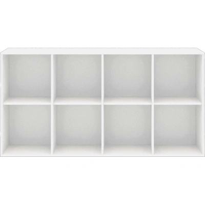 Bílý modulární policový systém 136x69 cm Mistral Kubus - Hammel Furniture