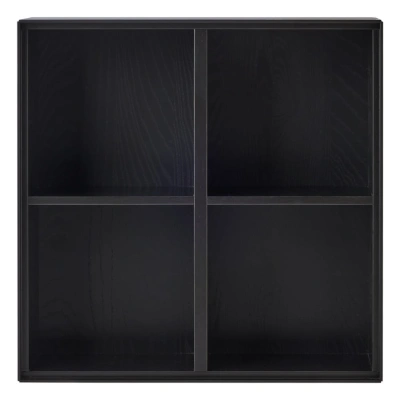 Černá nástěnná knihovna 68x68 cm Edge by Hammel – Hammel Furniture