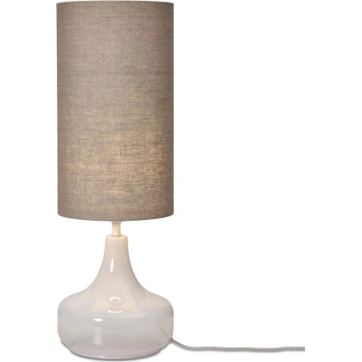 Béžová stolní lampa s textilním stínidlem (výška 75 cm) Reykjavik – it's about RoMi