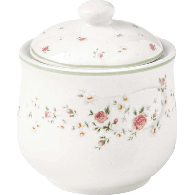 Bílá porcelánová cukřenka Brandani Nonna Rosa