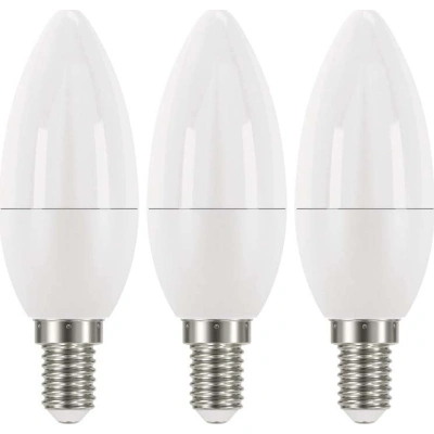 Neutrální LED žárovky v sadě 3 ks E14, 5 W, 230 V - EMOS