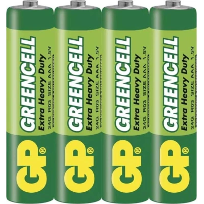 Zinkové baterie AAA 4 ks GREENCELL – EMOS