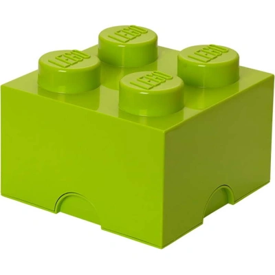 Limetkově zelený úložný box čtverec LEGO®