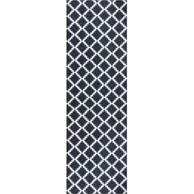 Černo-bílý běhoun Zala Living Elegance, 50 x 150 cm