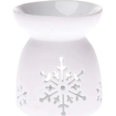 Bílá porcelánová aromalampa Dakls, výška 9 cm