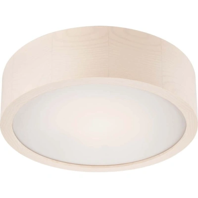 Bílé kruhové stropní svítodlo LAMKUR Plafond, ø 27 cm