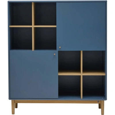 Tmavě modrá knihovna 118x138 cm Color Living – Tom Tailor