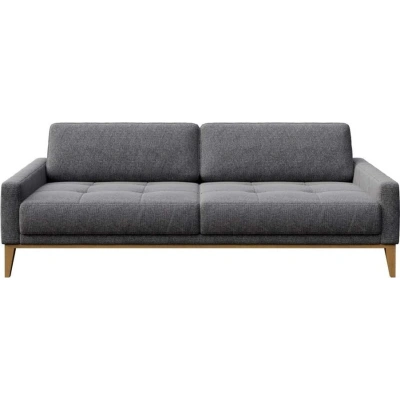 Světle šedá pohovka MESONICA Musso Tufted, 210 cm