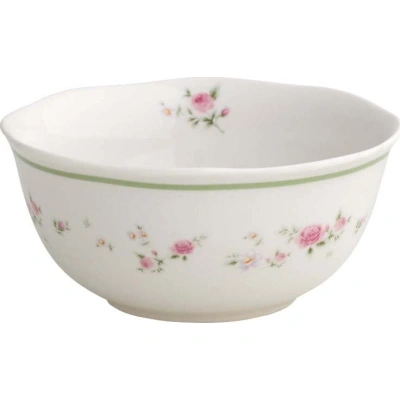 Sada 2 bílých porcelánových misek Brandani Nonna Rossa, ⌀ 14 cm