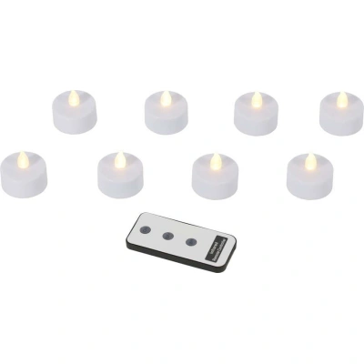 LED svíčky v sadě 8 ks (výška 4 cm) – Hilight