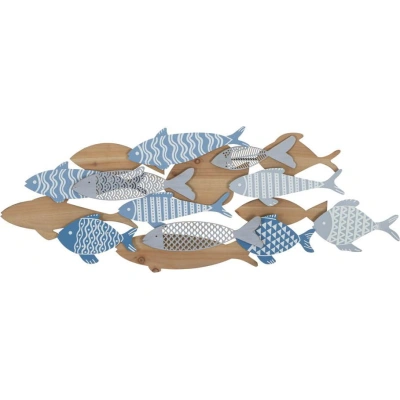 Kovová nástěnná dekorace 91x33,5 cm Fish – Mauro Ferretti
