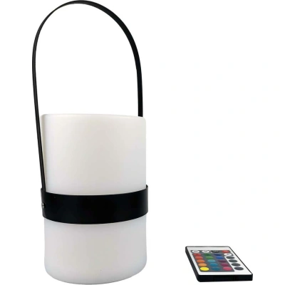 Černá LED lucerna (výška 15 cm) – Hilight
