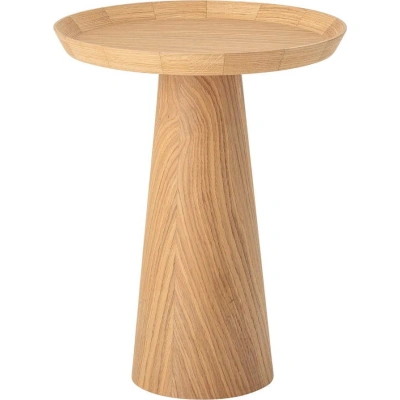 Kulatý odkládací stolek v dekoru dubu ø 44 cm Luana – Bloomingville
