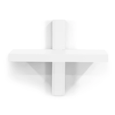 Bílá kovová police 28 cm Hola – Spinder Design