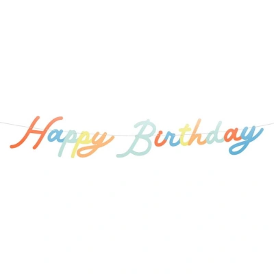 Girlanda Happy Birthday – Meri Meri