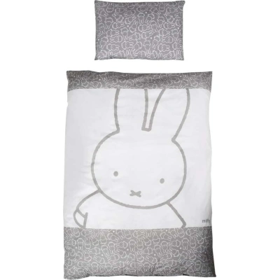 Bavlněné dětské povlečení do postýlky 100x135 cm Miffy – Roba