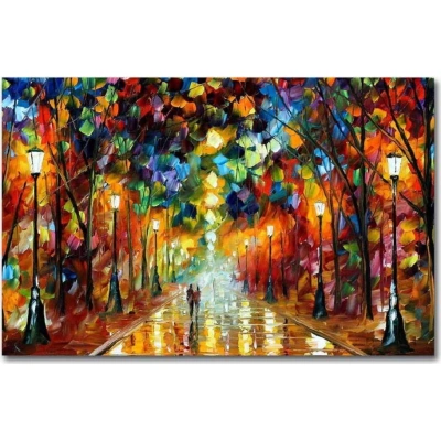 Nástěnná reprodukce na plátně Leonid Afremov, 70 x 45 cm