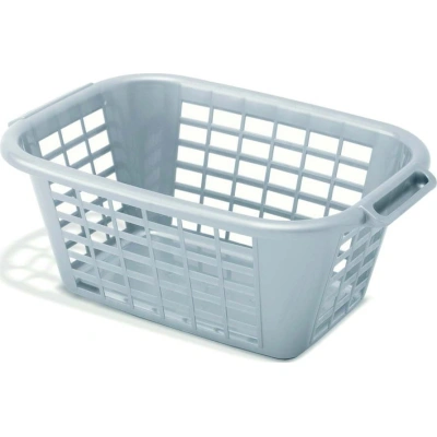 Šedý koš na prádlo Addis Rect Laundry Basket, 40 l