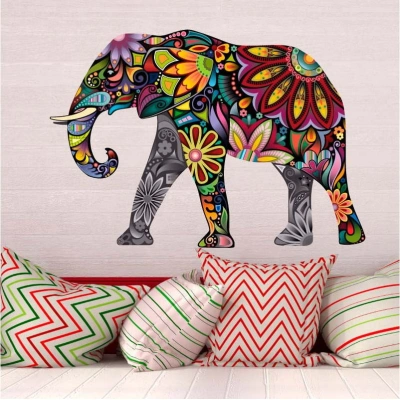 Samolepka Ambiance India Elephant, 60 x 85 cm