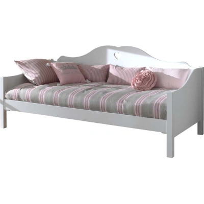 Bílá pohovka typu daybed Vipack Amori, 90 x 200 cm