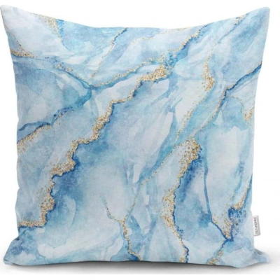 Povlak na polštář Minimalist Cushion Covers Aquatic Marble, 45 x 45 cm