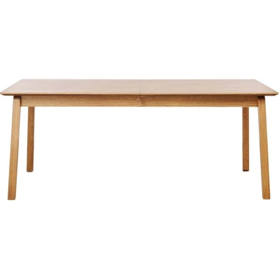 Rozkládací jídelní stůl s deskou v dubovém dekoru 95x190 cm Bari – Unique Furniture