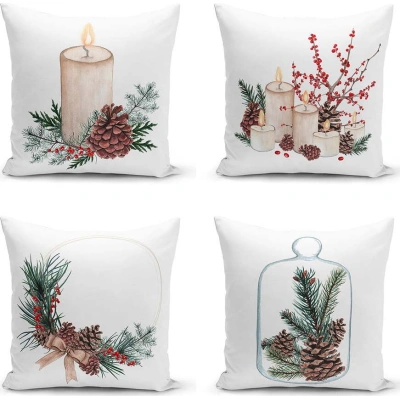 Povlaky na polštáře v sadě 4 ks 43x43 cm - Minimalist Cushion Covers