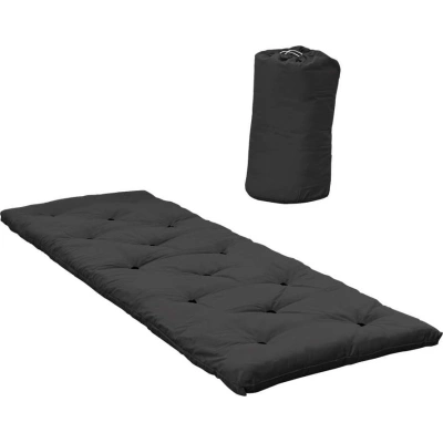 Tmavě šedá futonová matrace 70x190 cm Bed in a Bag Dark Grey – Karup Design