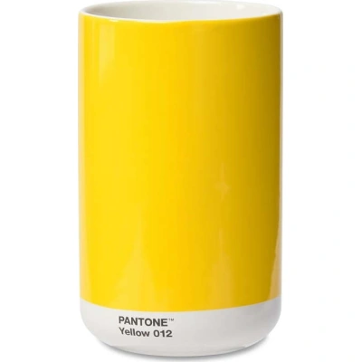 Žlutá keramická váza Yellow 012 – Pantone