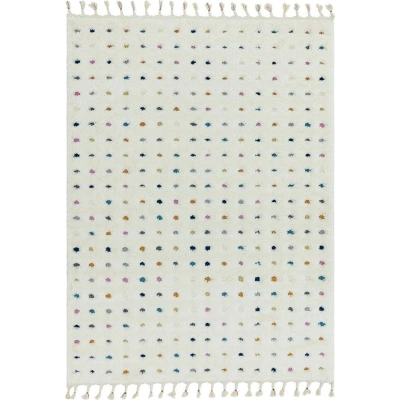 Béžový koberec Asiatic Carpets Dotty Multi, 80 x 150 cm