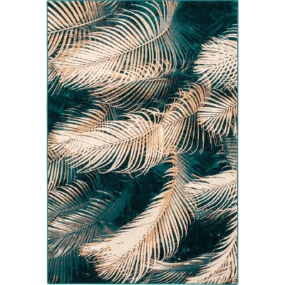 Vlněný koberec v petrolejové barvě 200x300 cm Areca – Agnella