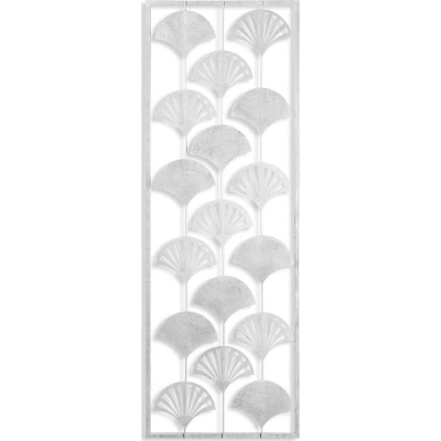 Kovová nástěnná dekorace 32x90 cm Gingko – Wallity