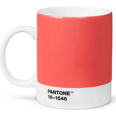 Růžový keramický hrnek 375 ml Living Coral 16-1546 – Pantone