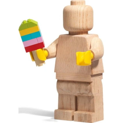 Dětská figurka z dubového dřeva LEGO® Wood