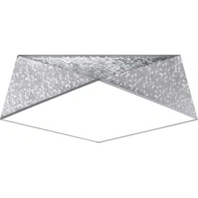 Stropní svítidlo ve stříbrné barvě 45x45 cm Koma – Nice Lamps